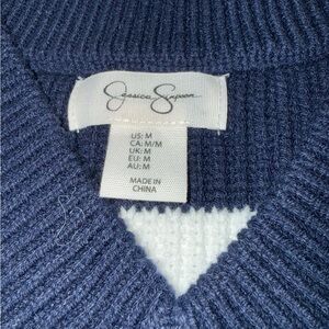 Jessica Simpson Navy V-Neck Sweater